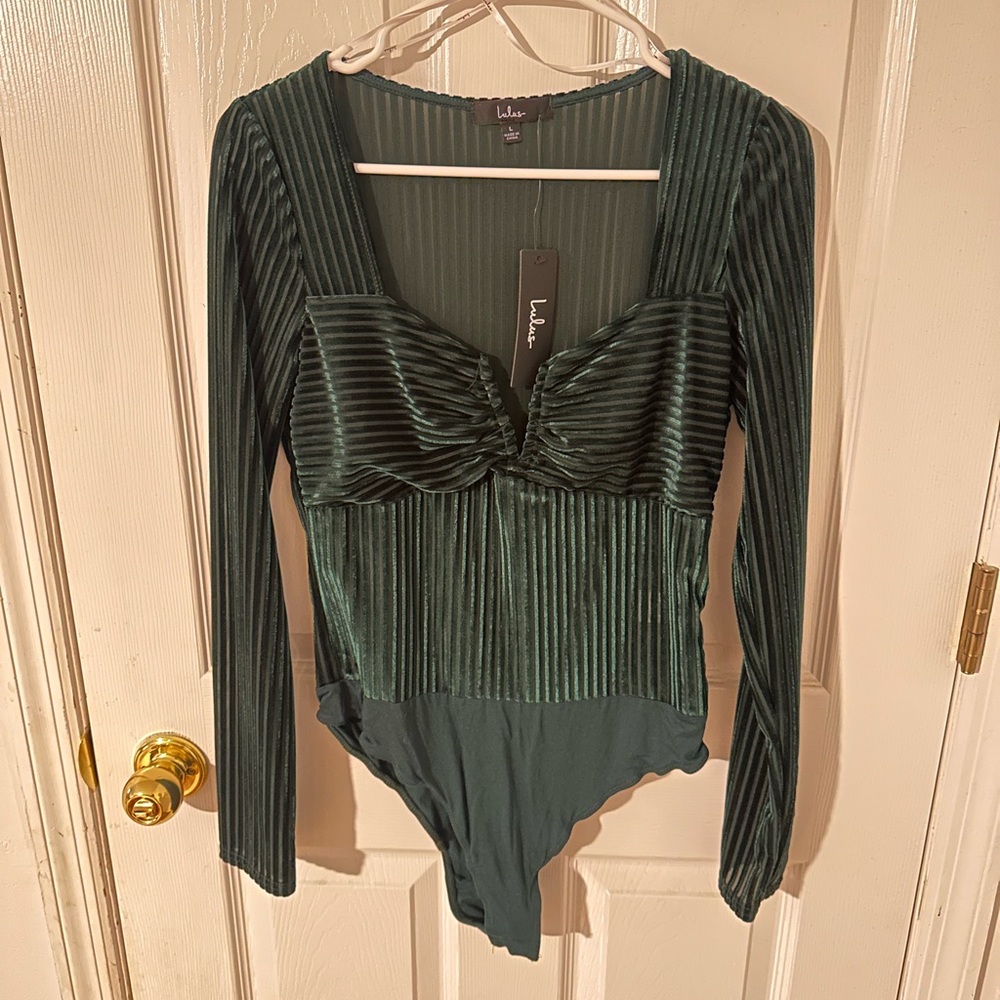 Lulu's Green Bodysuit
